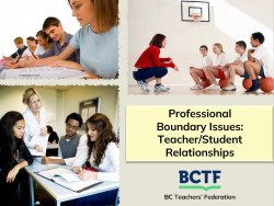Professional Boundary Issues Teacher Student Relationships