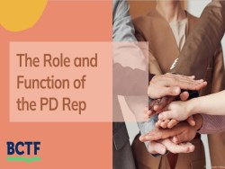 Role and Function of the PD Rep